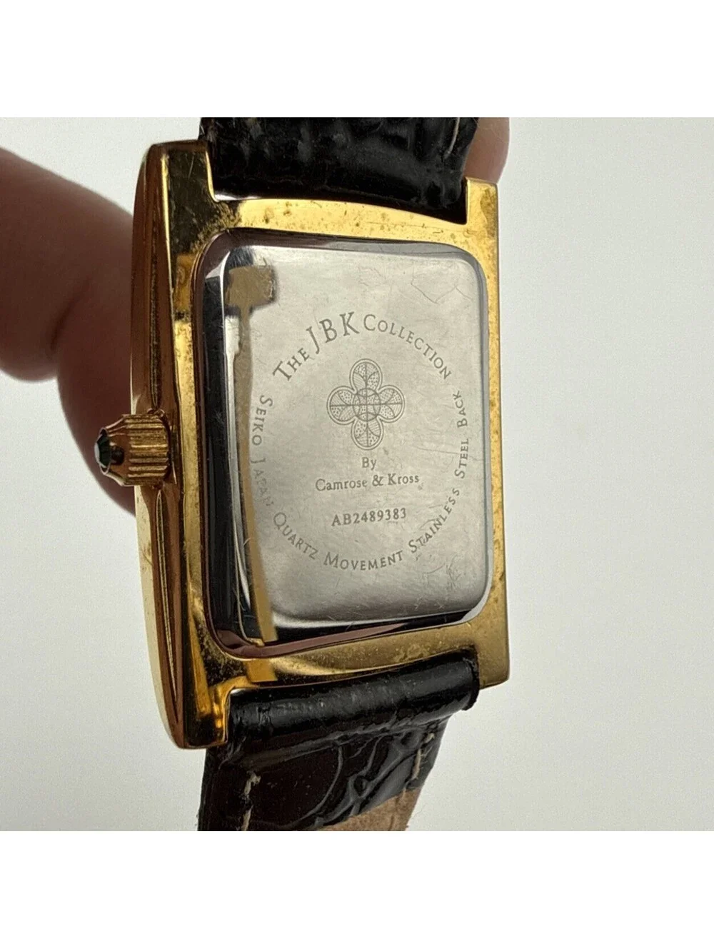 Vintage 90’s JBK Jacqueline Kennedy by Camrose & Kross Womans Watch Seiko